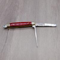 Rodgers Sheffield Luxury Pipe Knife - Redwood